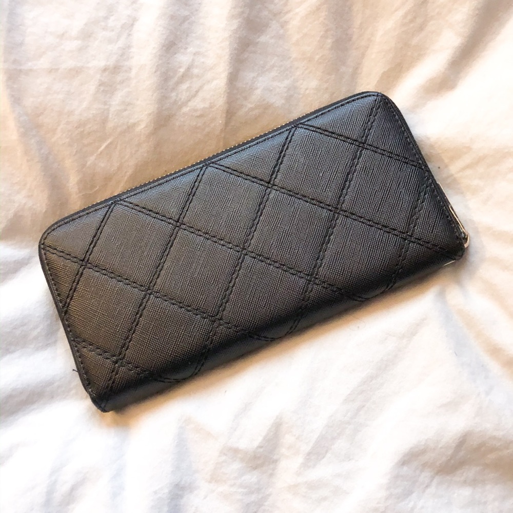 Black Quilted Wallet